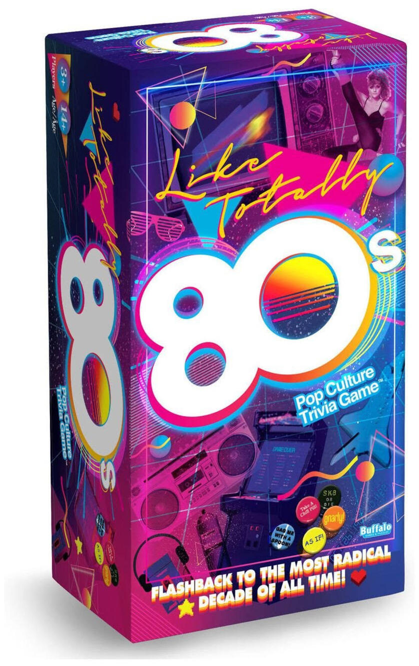 80s Pop Culture Trivia Game Buffalo Games NEW